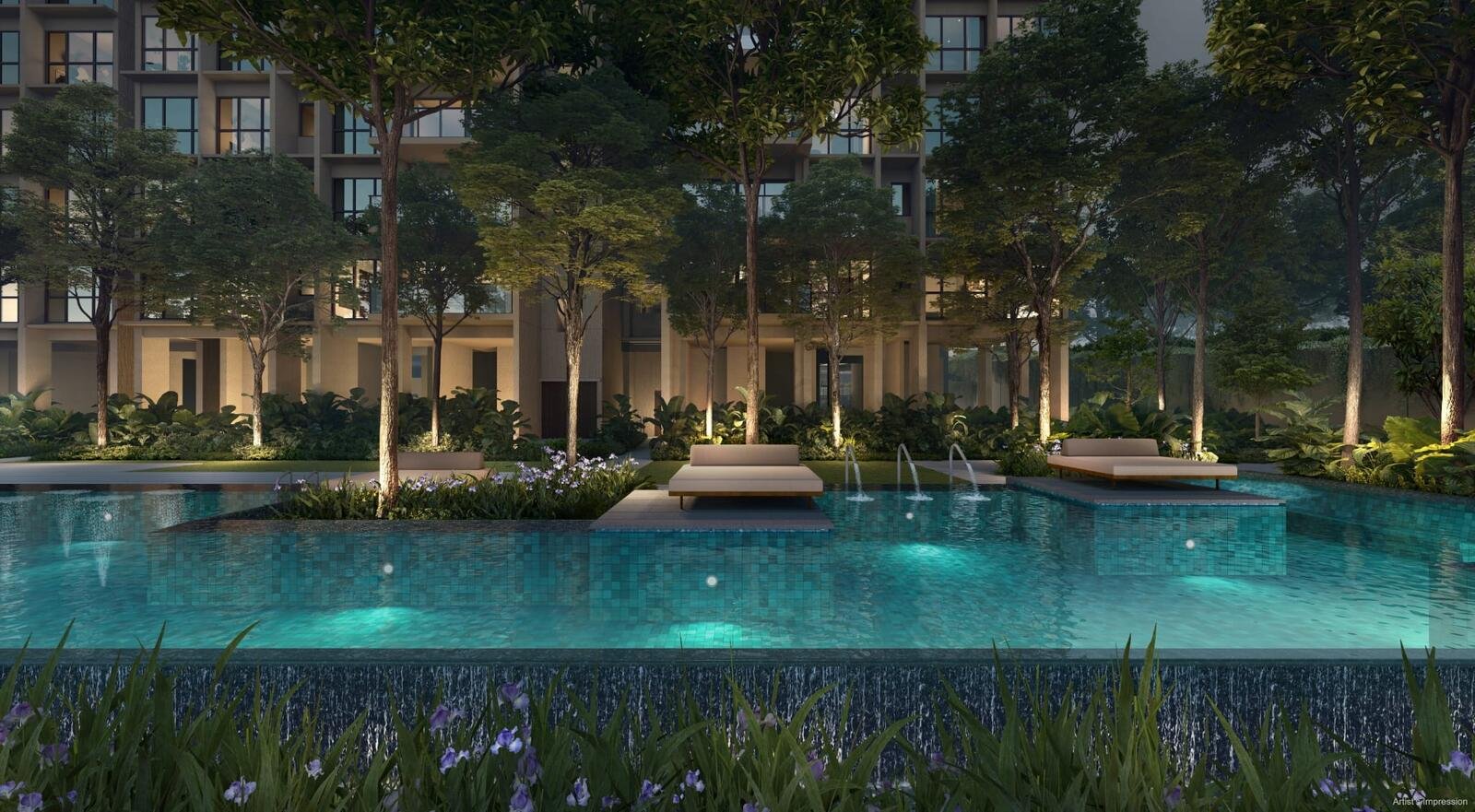 Newton Residences — Pool Deck